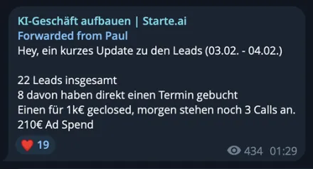 Customer review (screenshot)