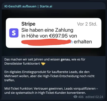 Customer review (screenshot)