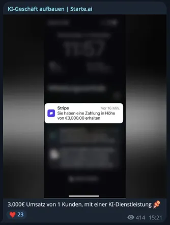 Customer review (screenshot)